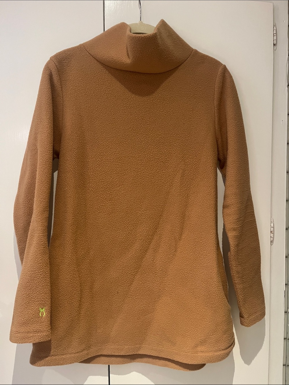 Dudley Stephens Camel Tan Fleece Pullover